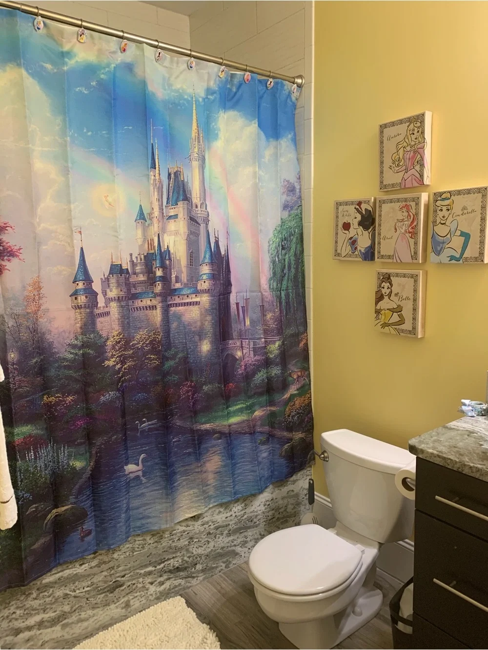 Fantasy Castle Shower Curtain - Multicolor